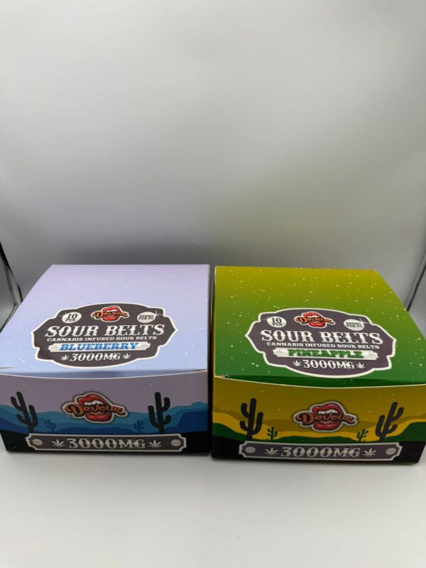 DEVOUR Sour Belts 3000mg Edibles