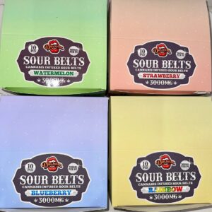 DEVOUR Sour Belts 3000mg Edibles
