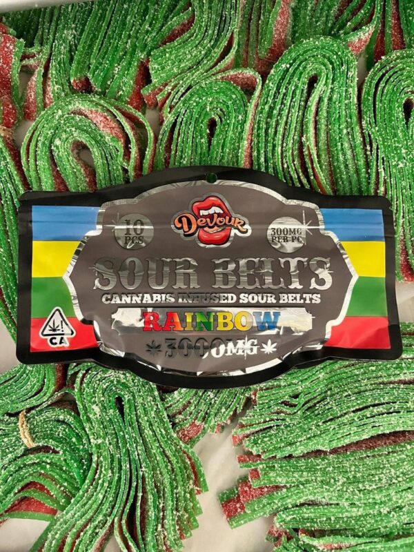 DEVOUR Sour Belts 3000mg Edibles