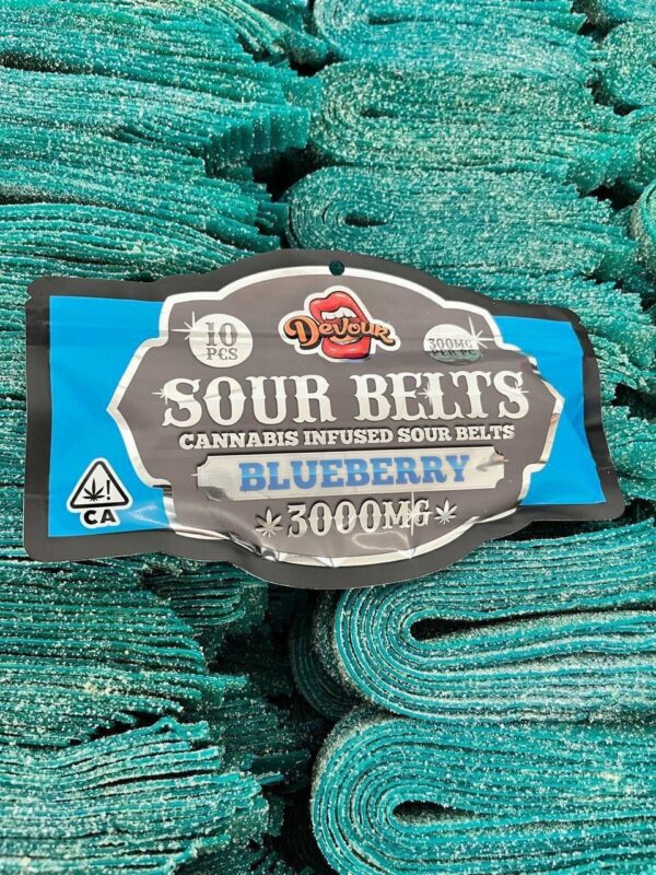 DEVOUR Sour Belts 3000mg Edibles