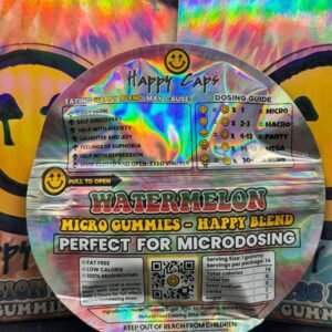 HAPPY CAPS 3500MG MUSHROOM GUMMIES