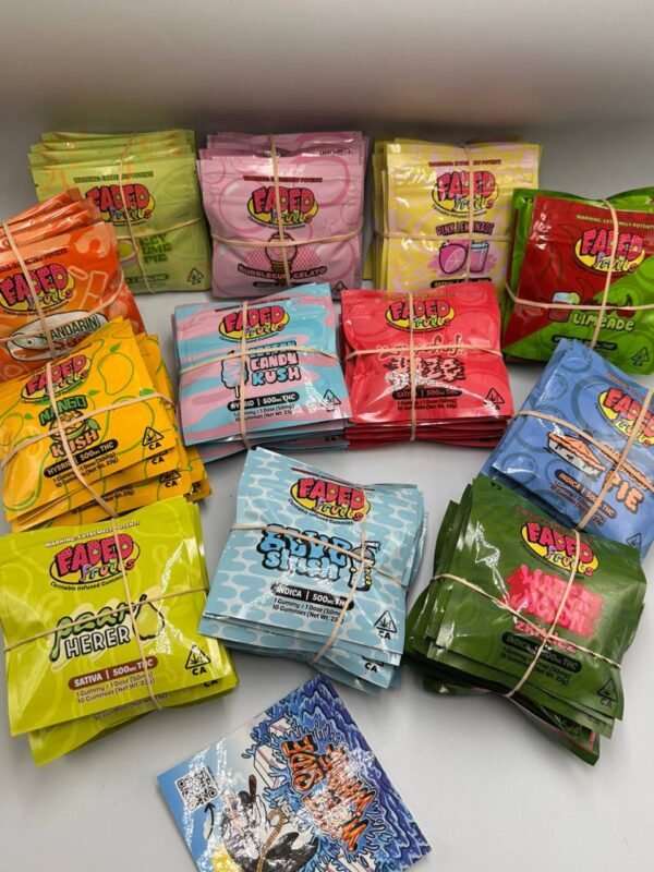 Faded Fruits 500mg Infused Gummies